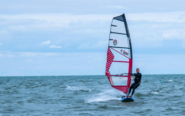 Windsurfer on the water