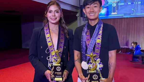 Hammer athletes Precious Cabuya and Sandi Menchi Abahan at the All Women Sports Awards 2026