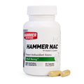 Hammer Nutrition NAC supplement bottle with capsules on a white background