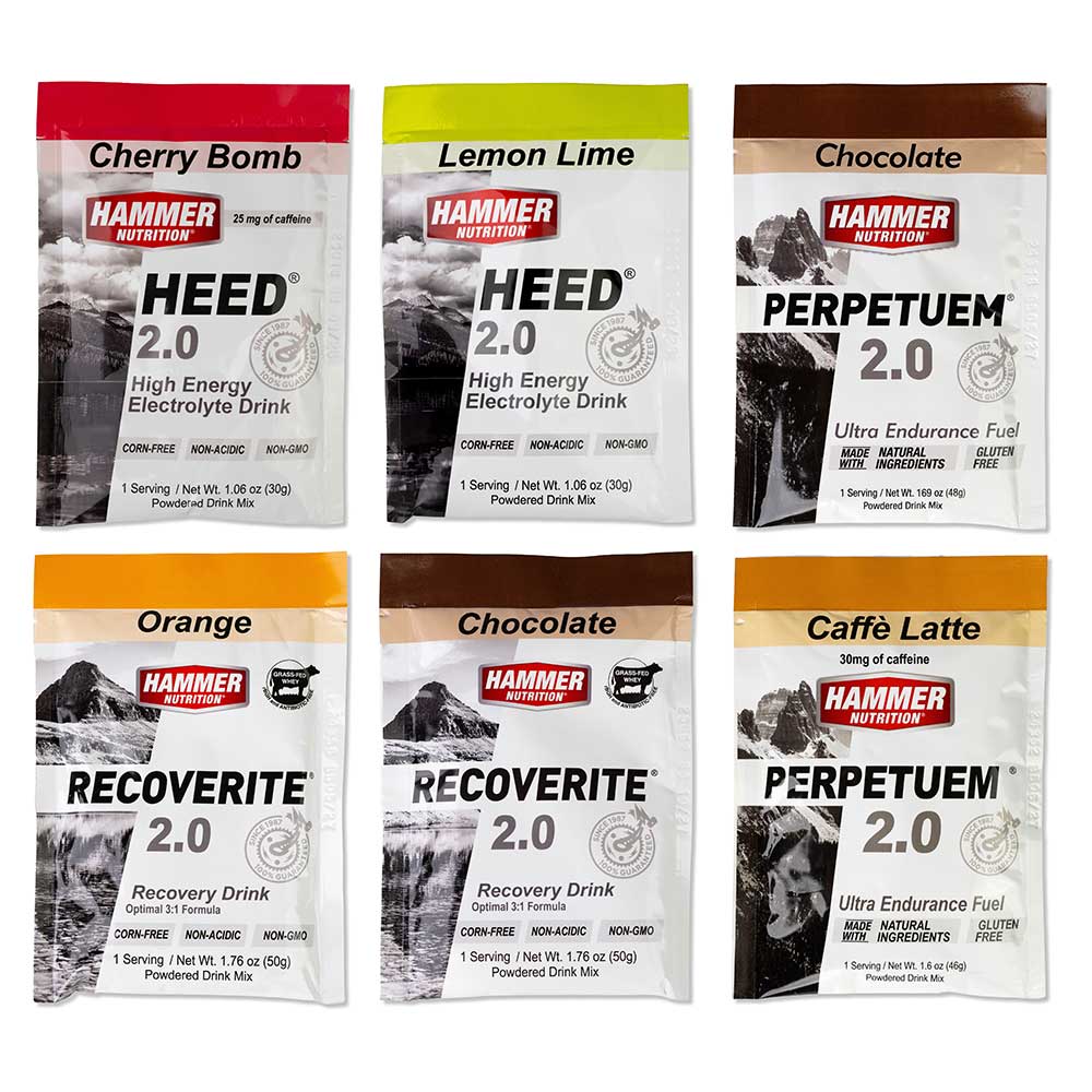 Powder Sampler Kit with HEED, Perpetuem and Recoverite from Hammer Nutrition Philippines