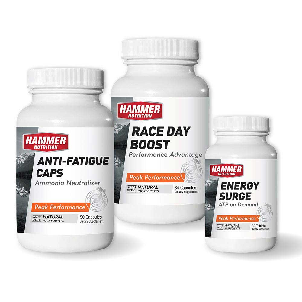 Race PR Kit with Anti-Fatigue Caps, Race Day Boost and Energy Surge from Hammer Nutrition Philippines